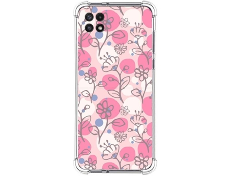 Carcasa Samsung Galaxy A22 5G TUMUNDOSMARTPHONE Dibujos Antigolpes Flores 07 Multicolor