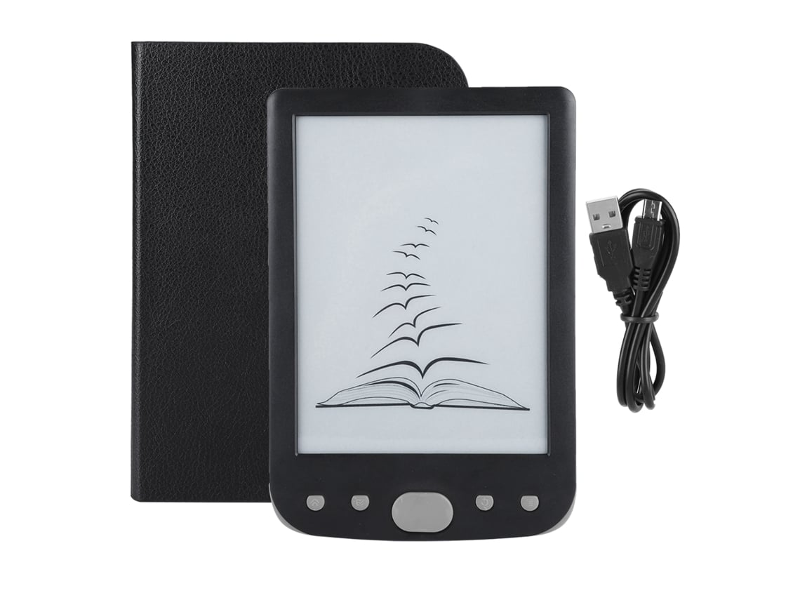 Leitor De E-book (com Função De Iluminação Da Tela E Suporte A Expansão Por Cartão Tf)