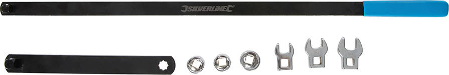 Silverline 255054 Juego de herramientas para correas en 8 pzas