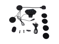 Fone De Ouvido Bluetooth Para Capacete Moto Com Atendimento Automático E Função Hands Free Intercom