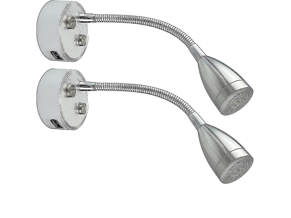 Luz de lectura LED de 12 V/24 V, regulable, para autocaravanas con cargador USB, ideal para remolques, viajes, camiones y caravanas. Nostalgia88