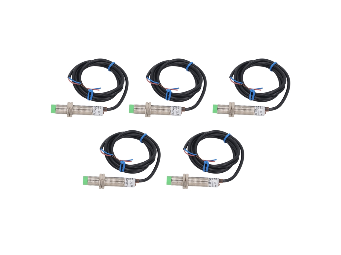 Yncm2026-5pcs Sensor De Proximidad M18x1 2 Cable Cerrado Normalmente 90-250vac Para Detección De Distancia