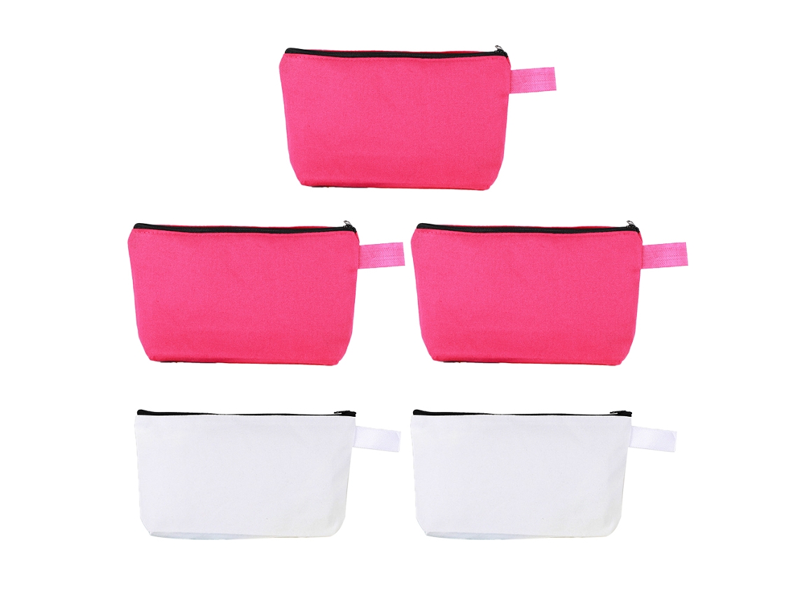 Bolso cosmético de lona colorido con cremallera, bolsa de almacenamiento KOFIHETY