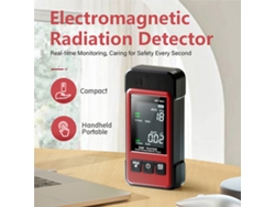 Detector Portátil De Radiación Electromagnética Nf-601, Medidor De Campo Eléctrico Y Magnético Con Alarma Sonora Y Visual.