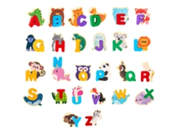 Montessori Toys Slowmoose Juego de rompecabezas de alfabeto de madera