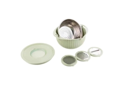Rallador 4 en 1 con tazón mezclador, rallador de cocina multifuncional