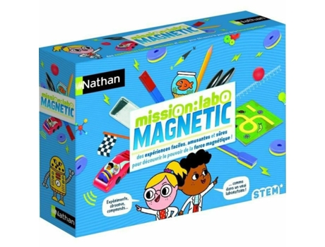 Juego Educativo NATHAN Mission Labo Magnetic Lab set (Edad Mínima Recomendada: 3 años - Versión en Francês)
