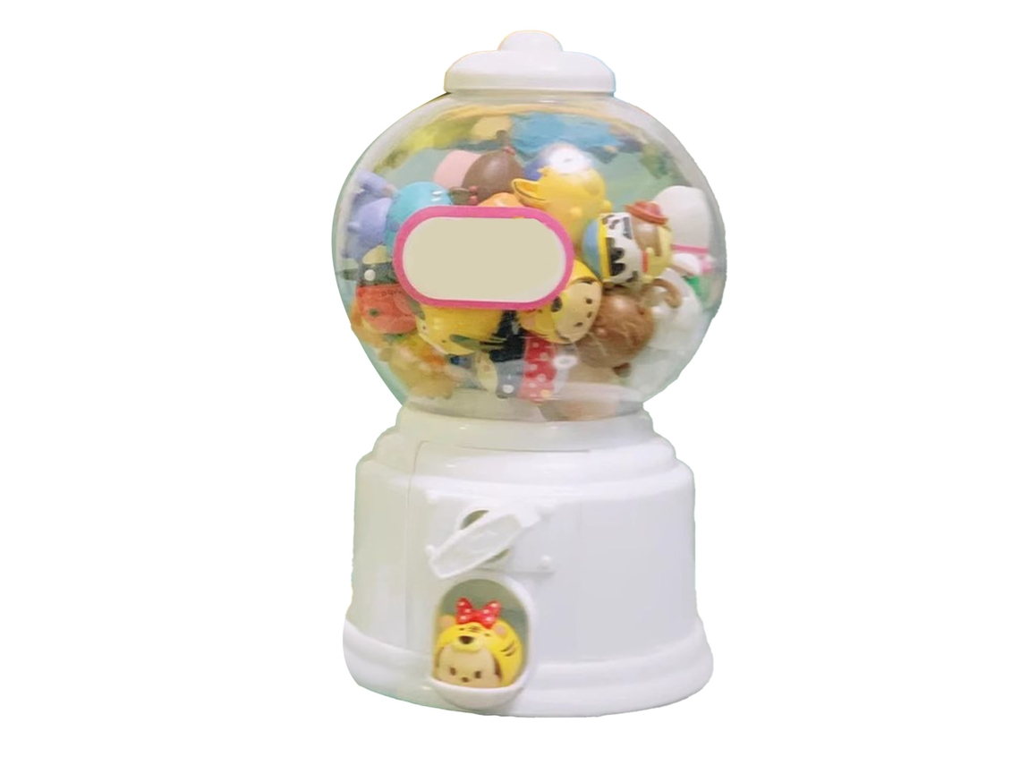 Máquina Expendedora De Chicles Para Niños, Diseño Retro, Multifunción, Banco De Monedas, Duradero, Plástico Blanco, Juegos Familiares