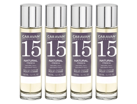 4x CARAVAN Perfume de Mujer Nº15 - 150ml