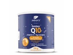 Golden Q10 - Coenzima Q10, Vitamina C, Ácido Fólico y Vitaminas del Complejo B - 150 g