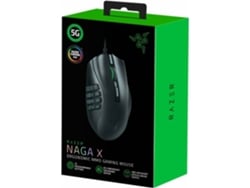 Ratón Gaming RAZER Naga X (18000 dpi - Negro)
