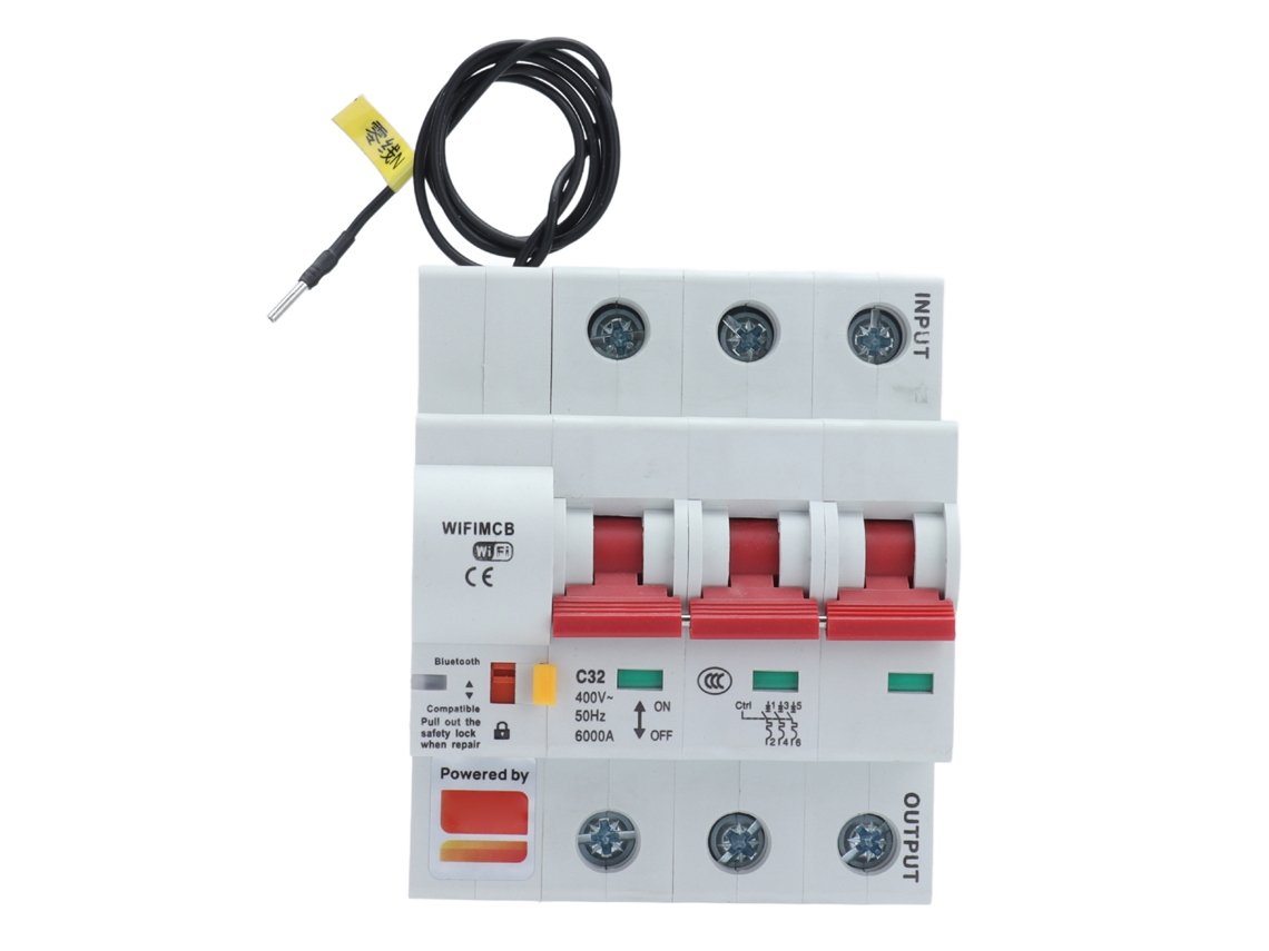2026-interruptor De Circuito Inteligente 3p Con Wifi Bluetooth Control Remoto Protección Contra Fugas 400v 32a