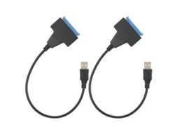 Cable De Interfaz Usb 2.0 A Sata De 2 Piezas, Conector Para Ssd/hdd De 2,5 Pulgadas, 20 Cm