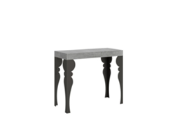 Consolas Paxon Small Extensible hasta 196 cm ITAMOBY (90 x 40 x 77 cm - Paneles de Melamina - Cemento)