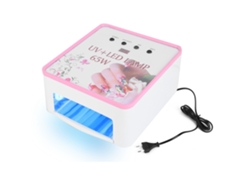 Lâmpada De Unhas Uv Led De 65w Com Proteção Ocular Secagem Rápida Lcd Manicure