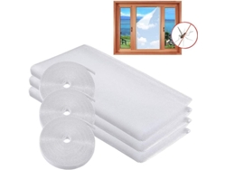 Mosquitera Para Ventanas, Paquete De 3, Autoadhesiva, 130x150cm, Insecticida, Alfombrilla Antimosquitos, Con Cinta Adhesiva.