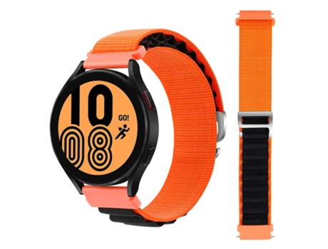 Correa Alpine G-Hook Ajustable Garmin Venu 2 Plus Naranja y Negro