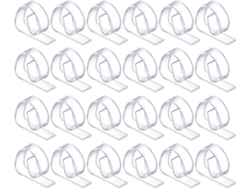 24 Clips De Mantel De Plástico Transparente, Fijadores Para Manteles En Picnics Y Fiestas