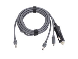 Cable Satelital 3 En 1 De 20 M, 18 Awg, Cc Tipo C, 12 V/24 V, Resistente Al Agua, 65 W Pd