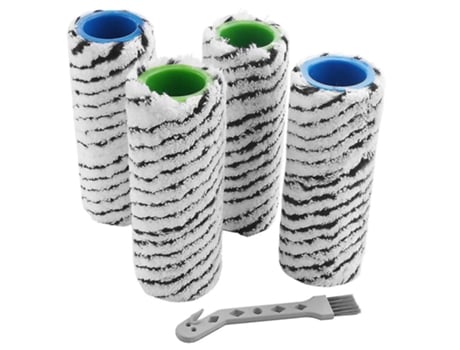 Cepillo de rodillo 4 Uds para piezas de limpiador de suelo inalámbrico Karcher Fc7