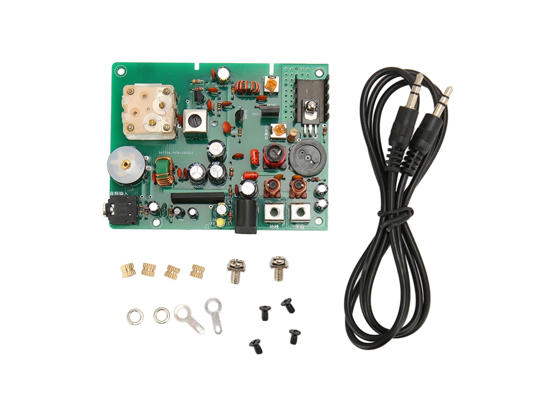Kit Transmisor De Onda Media Am Ajustable De 530-1600 Khz Para Experimentos Escolares De Bricolaje.
