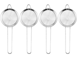 Colador De Malla Fina De Acero Inoxidable, 85 Cm, Juego De 4