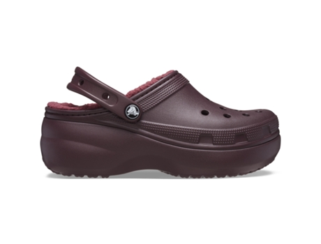 Zuecos de Mujer CROCS Plataforma Forrados Classic Rojo (42/43)