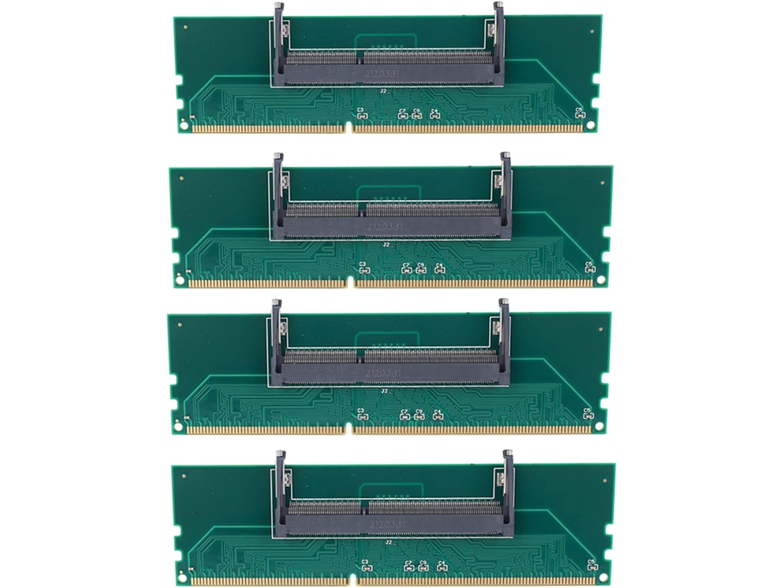Adaptador Interno De Memoria Ram Ddr3 So Dimm Para Portátiles Y Ordenadores De Sobremesa (4x)