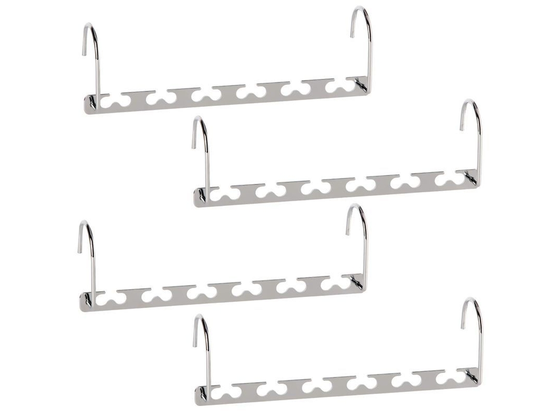 Gancho Ahorrador De Espacio De Metal Colgador Mágico Cascada Organizador De Ropa Armario 4 Pares