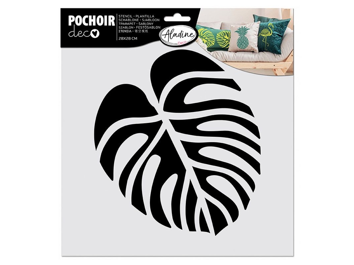 Plantilla textil - Plumas