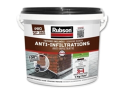Anti Infiltración Rubson Negro 1kg Revestimiento Impermeable 100 Silicona Resistente A Los Rayos Uv