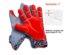 Guantes de portero profesionales MDUG, protección de látex, 7 cm, color blanco.