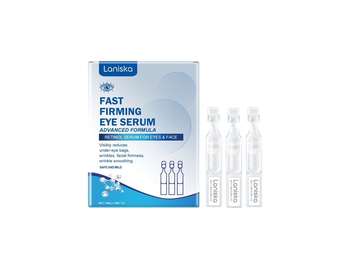 Sérum reafirmante antiedad para el contorno de ojos con efecto visible.