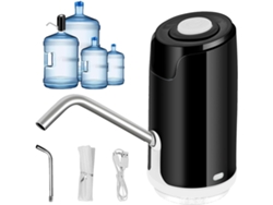 Bomba eléctrica para botellas de agua para el hogar, aulas, exteriores, empresas, Chrui (negro)