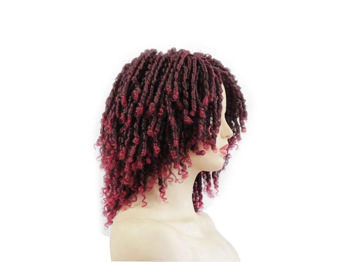 2026-peluca De Trenza Sucia Tejida A Crochet Africana De Fibra Química Volumen Pequeño