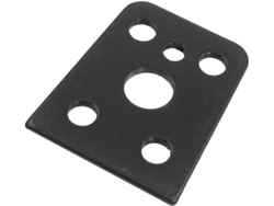 Pieza De Repuesto Placa Base De Mango Auxiliar De Metal Negro Para Recogedor