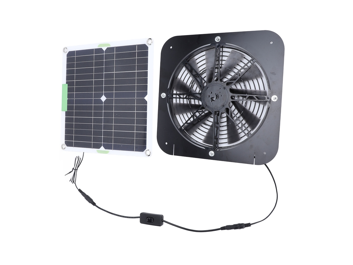 Ventilador solar (ventilación de 100 W, panel solar)