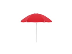 Sombrilla de Aluminio Oxford 240 cm para Jardín y Playa, Color Rojo, Marbueno Verano