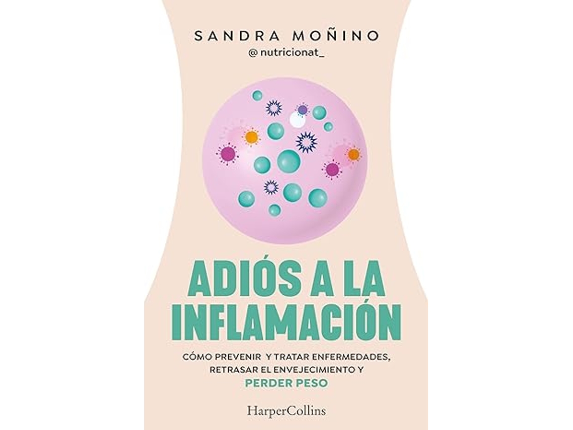 Libro Adiós a la inflamación de Sandra Moñino (Español)