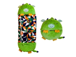 CUICH Saco de Dormir Peluche Verde (Edad mínima recomendada: 7 años)