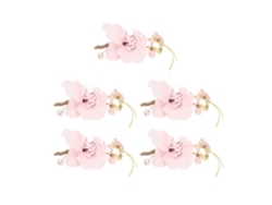 5 botones reutilizables de flor de rosa artificial para solapa de novio para bodas, broche de estilo europeo para hombre