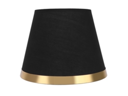 Abajur De Têxtil Estilo Europeu Moderno Para Lâmpada E27 Mesa/chão Acessório De Decoração Px125 Preto