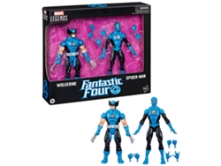 Marvel Fantastic Four Wolverine Spiderman Pack 2 Figuras 15cm Hasbro