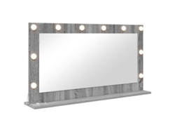 Espejo De Tocador Rectangular Gris Sonoma 100 X 55 X 18 Cm