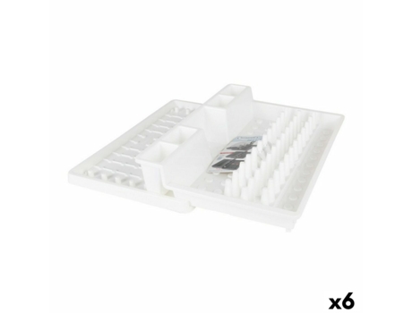 Escurridor para Fregadero TONTARELLI Bella Blanco 44,7 x 30 x 8,8 cm (6 Unidades)