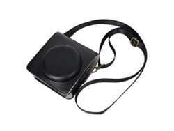 Bolsa para cámara compatible con Fujifilm Instax Mini 99, bandolera de piel sintética con correa para el hombro Facpoet