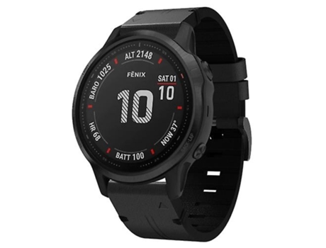Correa Smartwatch Para Garmin Fenix 6S Pro 20Mm Banda Negra VENISYMLIS