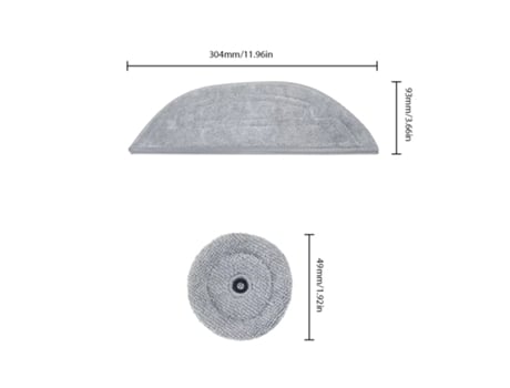 Paños para trapear Roborock S8 Max V Ultra G20s (paquete de 8)