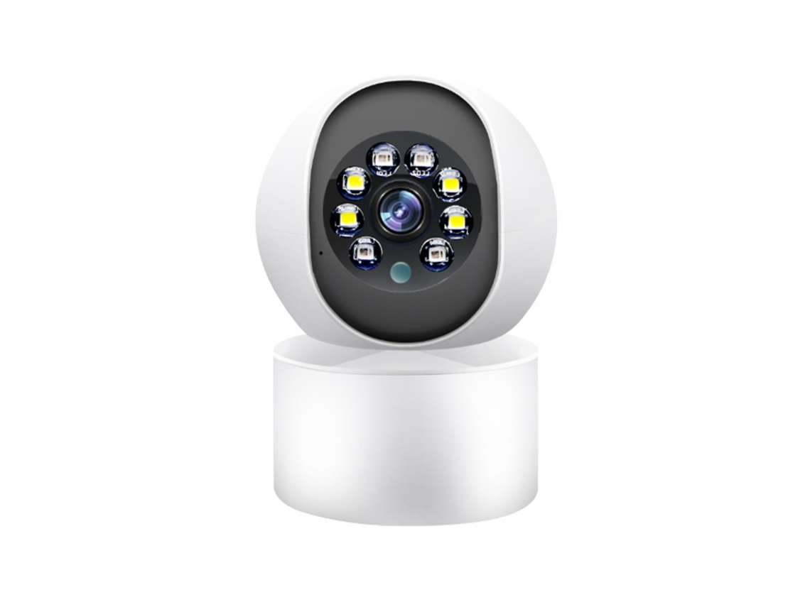 Cámara De Vigilancia Wifi Para Interiores Mdug De 3 Mp, Cámara De Seguridad De 360°, Memoria De 64 Gb