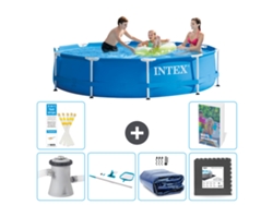 Intex Piscina Com Estrutura Redonda - 305x76 Cm - 7-peças S217